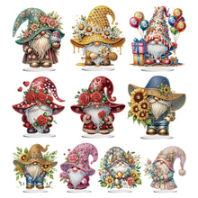 Load image into Gallery viewer, Gnome-Single Side Drill-Acrylic Diamond Desktop Ornament