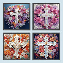 Load image into Gallery viewer, Cross-Partial Special Diamond Painting-30x30cm