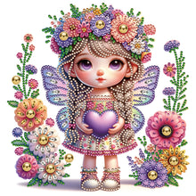 Load image into Gallery viewer, Garden Girl-Partial Special Diamond Painting-30x30cm