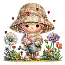 Load image into Gallery viewer, Garden Girl-Partial Special Diamond Painting-30x30cm