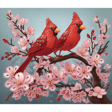 Load image into Gallery viewer, Cardinal-Partial Special Diamond Painting-35x30cm
