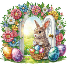 Load image into Gallery viewer, Garden Rabbit-Partial Special Diamond Painting-30x30cm