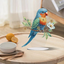 Load image into Gallery viewer, Parrot-Single Side Drill-Acrylic Diamond Desktop Ornament