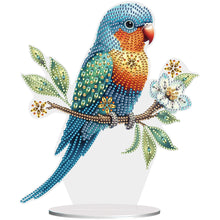 Load image into Gallery viewer, Parrot-Single Side Drill-Acrylic Diamond Desktop Ornament