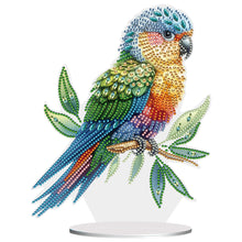 Load image into Gallery viewer, Parrot-Single Side Drill-Acrylic Diamond Desktop Ornament