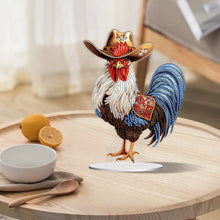 Load image into Gallery viewer, Rooster-Single Side Drill-Acrylic Diamond Desktop Ornament