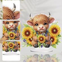 Load image into Gallery viewer, Yak-Single Side Drill-Acrylic Diamond Desktop Ornament