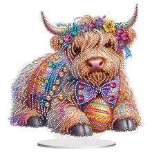 Load image into Gallery viewer, Yak-Single Side Drill-Acrylic Diamond Desktop Ornament