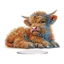 Load image into Gallery viewer, Yak-Single Side Drill-Acrylic Diamond Desktop Ornament