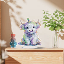 Load image into Gallery viewer, Yak-Single Side Drill-Acrylic Diamond Desktop Ornament
