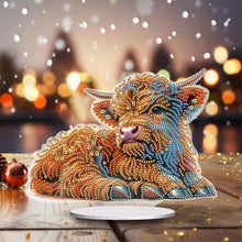 Load image into Gallery viewer, Yak-Single Side Drill-Acrylic Diamond Desktop Ornament