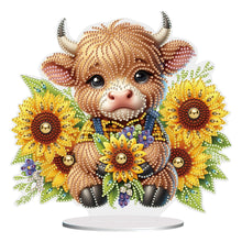 Load image into Gallery viewer, Yak-Single Side Drill-Acrylic Diamond Desktop Ornament