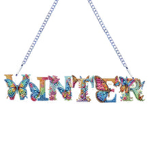 Load image into Gallery viewer, Letter-Single Side Drill-Acrylic Diamond Pendant