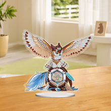 Load image into Gallery viewer, Flower Eagle Hummingbird-Single Side Drill-Acrylic Diamond Desktop Ornament
