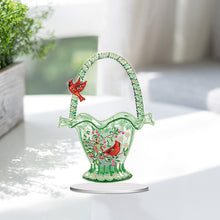 Load image into Gallery viewer, Flower Eagle Hummingbird-Single Side Drill-Acrylic Diamond Desktop Ornament