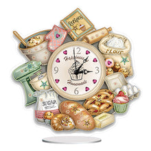 Load image into Gallery viewer, 5D DIY Special Shape Diamond Painting Desk Ornament Handmade Clock Kit