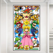 Load image into Gallery viewer, Super Mario-Full Round Diamond Painting 45*75