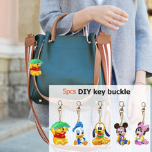 Load image into Gallery viewer, 5x DIY diamond painting keychain cute cartoon embroidery needlework craft