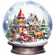 Load image into Gallery viewer, Christmas Crystal Ball-Full Round Diamond Painting-30x30cm