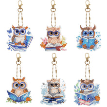Load image into Gallery viewer, 5pcs/set-Animal-Double Side Drill-Diamond Keychain