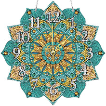 Load image into Gallery viewer, Mandala-Crystal Diamond Clock