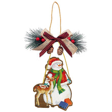 Load image into Gallery viewer, Christmas-Wooden Diamond Pendant
