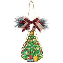 Load image into Gallery viewer, Christmas-Wooden Diamond Pendant