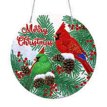 Load image into Gallery viewer, Stained Glass Animal-Sun Catcher Window Hanging Diamond Wind Chime