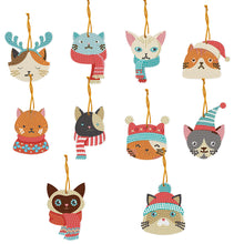 Load image into Gallery viewer, 10Pcs/Set-Christmas-Single Side Drill-Diamond Pendant