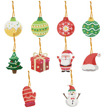 Load image into Gallery viewer, 10Pcs/Set-Christmas-Single Side Drill-Diamond Pendant