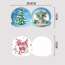 Load image into Gallery viewer, 12Pcs/Set Christmas Animals-Diamond Greeting Cards