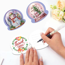 Load image into Gallery viewer, 8Pcs/Set Christmas-Diamond Greeting Cards