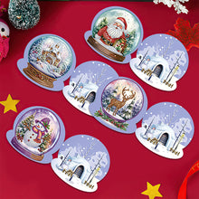Load image into Gallery viewer, 8Pcs/Set Christmas-Diamond Greeting Cards
