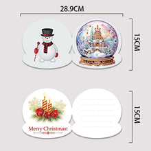 Load image into Gallery viewer, 6Pcs/Set Christmas-Diamond Greeting Cards