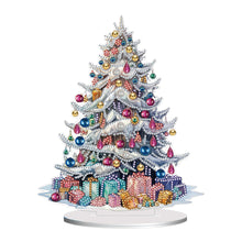 Load image into Gallery viewer, Christmas Tree-Single Side Drill-Wooden Diamond Desktop Ornament