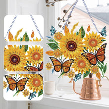 Load image into Gallery viewer, Sunflower-Diamond Pendant