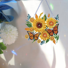 Load image into Gallery viewer, Sunflower-Diamond Pendant