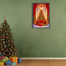 Load image into Gallery viewer, Christmas Tree-Full Round Diamond Painting-40x60cm-Large Size