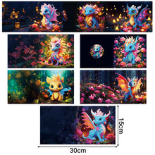 Load image into Gallery viewer, 8Pcs/Set Dragon-Diamond Greeting Cards