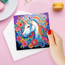 Load image into Gallery viewer, 8Pcs/Set Unicorn-Diamond Greeting Cards