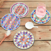 Load image into Gallery viewer, 6Pcs/Set Mandala-Acrylic Waterproof Diamond Coaster