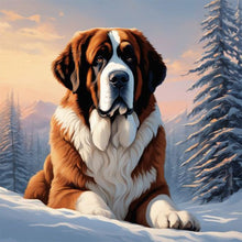 Load image into Gallery viewer, Dog-Full Round Diamond Painting-30x30cm