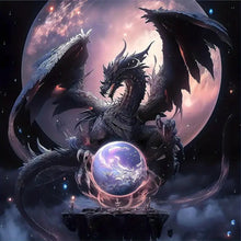 Load image into Gallery viewer, Dragon-Full Round Diamond Painting-30x30cm