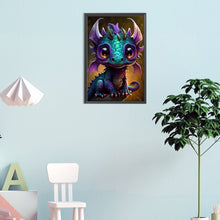 Load image into Gallery viewer, Dragon-Full Round Diamond Painting-30x45cm