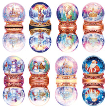 Load image into Gallery viewer, 8Pcs/set Christmas-Diamond Greeting Cards