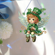 Load image into Gallery viewer, Angel-Acrylic Single Side Diamond Pendant