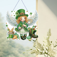 Load image into Gallery viewer, Angel-Acrylic Single Side Diamond Pendant