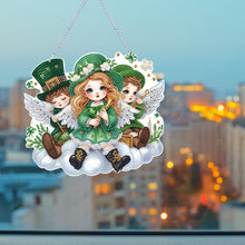 Load image into Gallery viewer, Angel-Acrylic Single Side Diamond Pendant