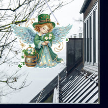 Load image into Gallery viewer, Angel-Acrylic Single Side Diamond Pendant