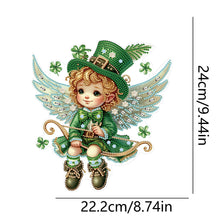 Load image into Gallery viewer, Angel-Acrylic Single Side Diamond Pendant